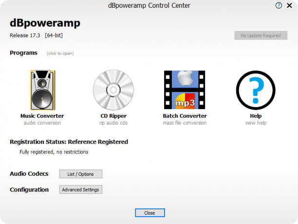 dBpoweramp Music Converter screen.png
