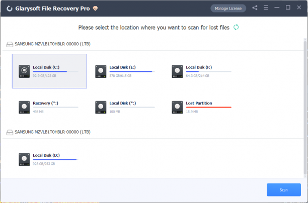 Glary File Recovery Pro screen.png
