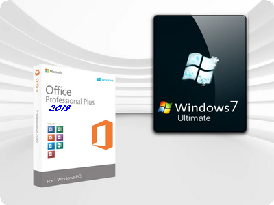 Microsoft Windows 7 Sp1 Ultimate + Office Pro Plus 2019 - Aprile 2024 - Ita