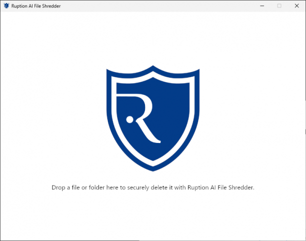 Ruption AI File Shredder sc.png