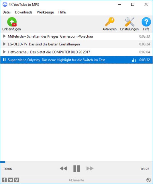 4K YouTube to MP3 Pro 5.2.3 macOS