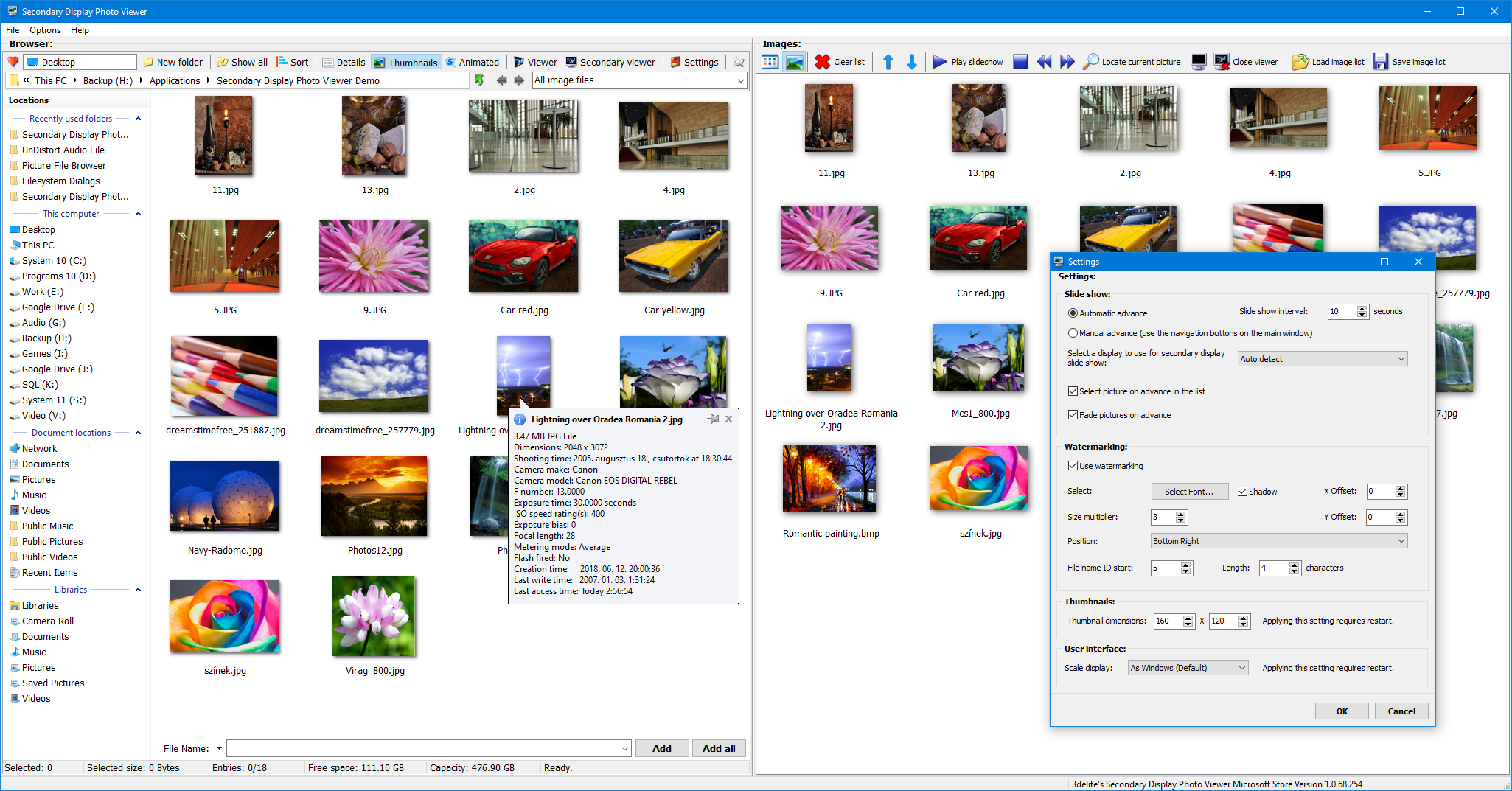 3delite Secondary Display Photo Viewer 1.0.82.269 Mtlc