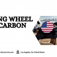 Steering Wheel Cover Carbon Fiber