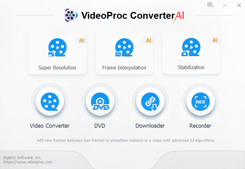 VideoProc Converter AI 6.4 Multilingual Portable