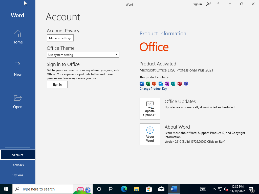 Windows 10 Enterprise 22H2 build 19045.2604 With Office 2021 Pro Plus Multilingual Preactivated