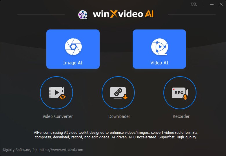 Digiarty Winxvideo AI 3.0 (x64) Multilingual Portable WPrc