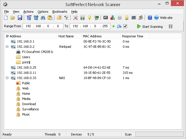 SoftPerfect Network Scanner 8.1.7 Multilingual Portable