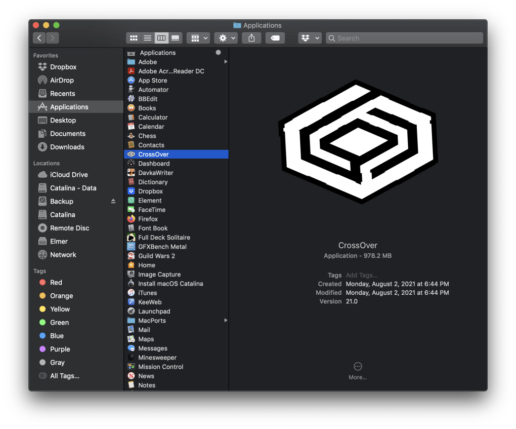 CrossOver 24.0.3 macOS Zkrc